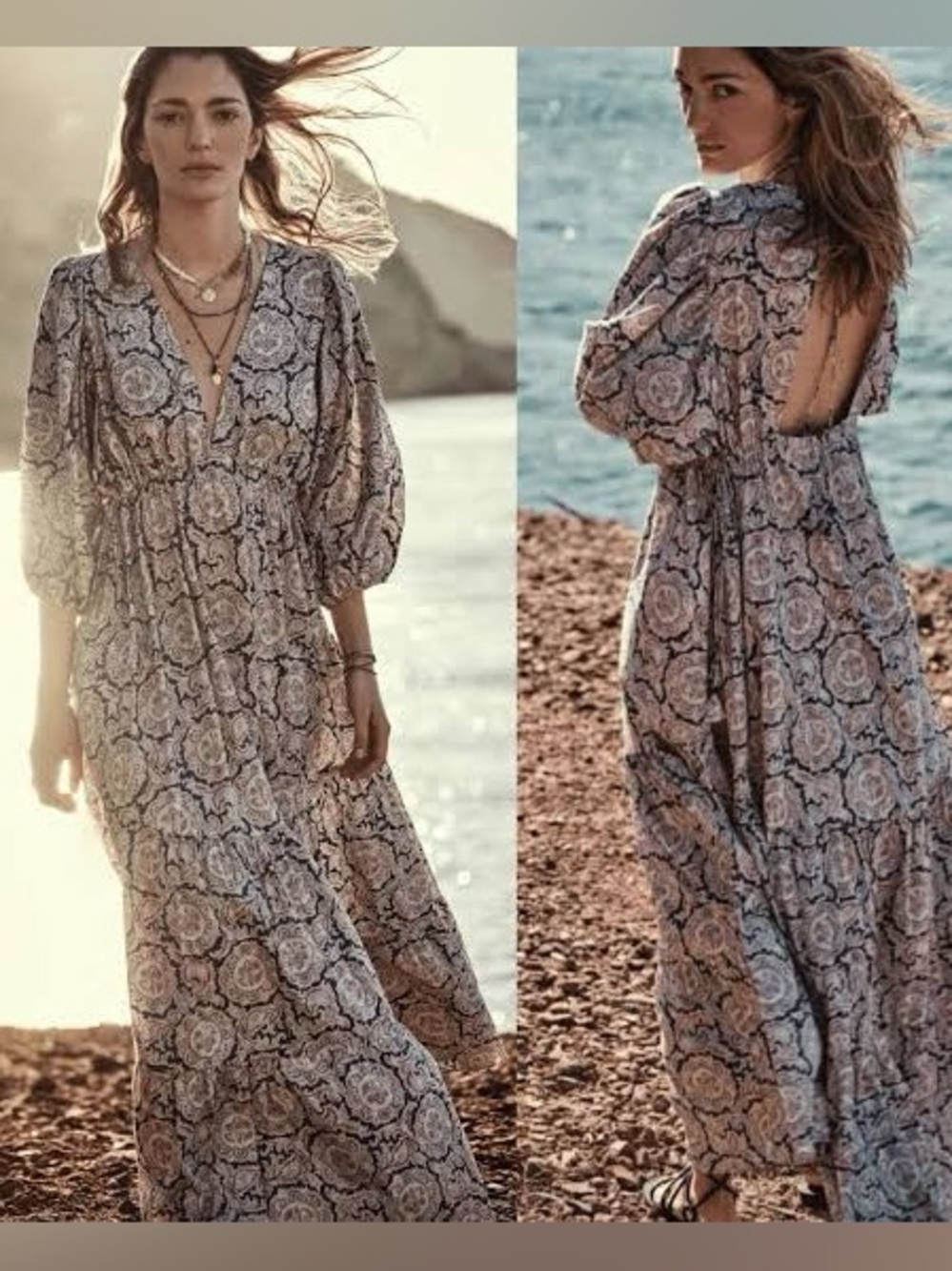 Mango x Chufy Limited Edition Cotton Print Maxi